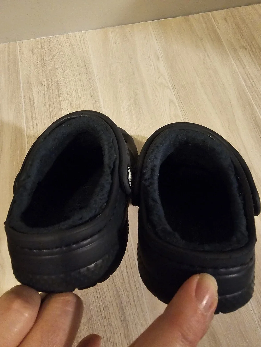 Crocs Toddler Navy Lined Shoes - C7
